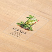 Mint Julep Derby-feest Acryl Uitnodigingen (Laagn)