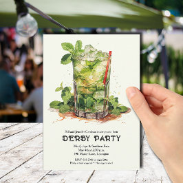 Mint Julep Derby Feest Kaart