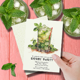 Mint Julep Derby Feest Kaart
