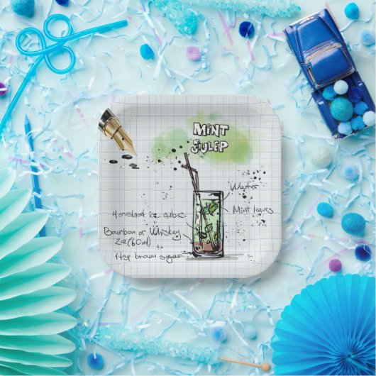 MINT JULEP DERBY PARTY PAPER BORD (Feest)