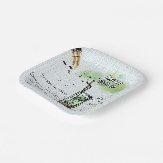 MINT JULEP DERBY PARTY PAPER BORD (Gebogen)