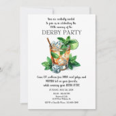 Mint Julep Derby Party uitnodiging (Voorkant)