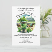 Mint Julep Derby Party uitnodiging (Staand voorkant)