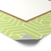 Mint Julep Derby Welkom Poster (Hoek)