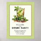 Mint Julep Derby Welkom Poster (Voorkant)