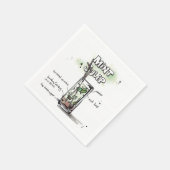 Mint Julep Drink Recept Cocktail servet (Hoek)