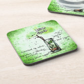 Mint Julep Drink Recipe Drankjes Onderzetter (Linkerzijde)