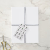 Mint Julep & Hoefijzer Patroon Derby Feest Favor Cadeaulabel (Met Touw)