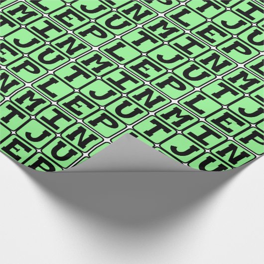 Mint Julep, Minty Beverage Cadeaupapier (Hoek)