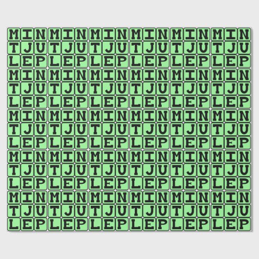 Mint Julep, Minty Beverage Cadeaupapier (Vlak)