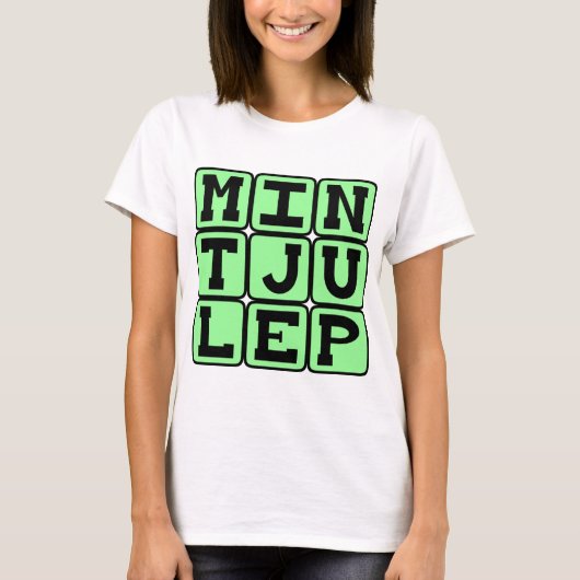 Mint Julep, Minty drank T-shirt (Voorkant)