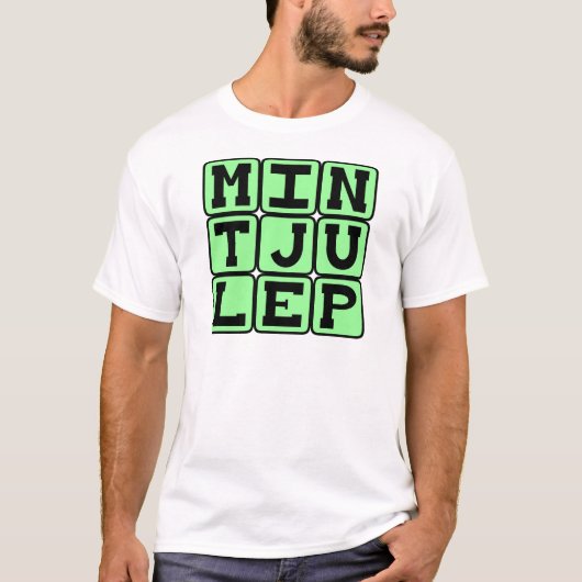 Mint Julep, Minty drankje T-shirt (Voorkant)