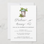 Mint Julep Paardenrennen Derby Verjaardagsfeest Kaart (Voorkant)