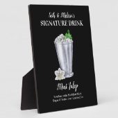 Mint Julep • PERSONALISEER deze Handtekeningdrank Fotoplaat (Zijkant)