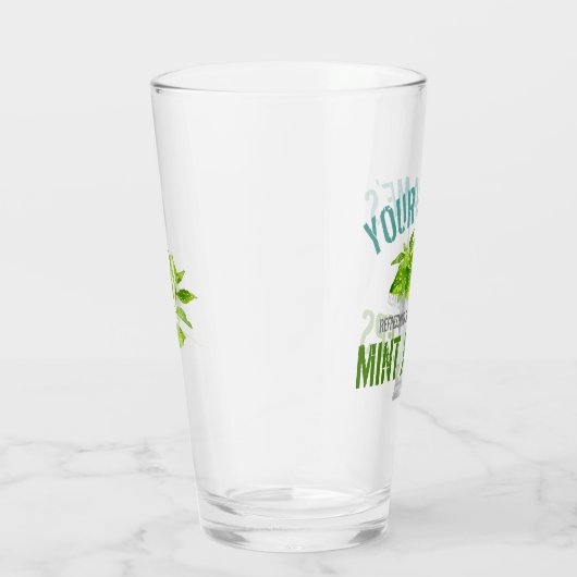 Mint Julep persoonlijk Glas (Rechts)