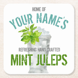 Mint Julep persoonlijk Kartonnen Onderzetters