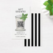Mint Julep | QR Code Gift Registry Kaart (Bureau)