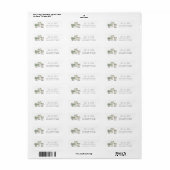 Mint Julep Return Address Labels (Full Sheet)