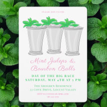 Mint Juleps Bourbon Balls Paardenrace Derby Dag