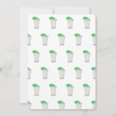 Mint Juleps Horse Race Derby Day Kaart (Achterkant)