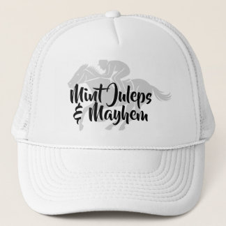 Mint Juleps & Mayhem Trucker Hat Trucker Pet