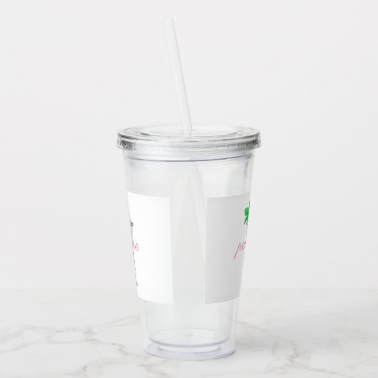 Mint Juleps Paardenrace Derby Custom Favor Acryl Drinkbeker (Links)