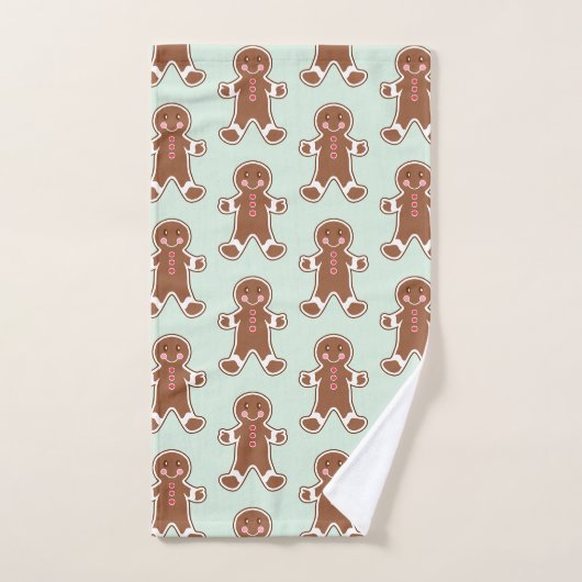 Mint kerstcadeau voor ontbijtbrood met handdoeken, bad handdoek (Handdoek)