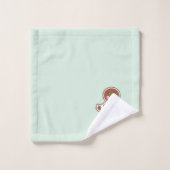 Mint kerstcadeau voor ontbijtbrood met handdoeken, bad handdoek (Wasdoekje)