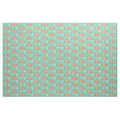 Mint Kinder Sunshine Fox Tracks Gepersonaliseerd Stof (Yard (91,4 cm))