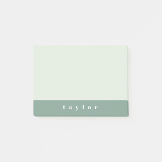 Mint Kleurblok Post-it® Notes (Voorkant)
