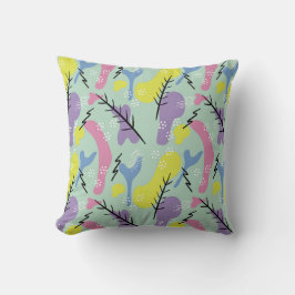 Mint Kleurrijke Abstracte Vormen Sierkussen