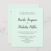 Mint LAGE KOSTEN Eenvoudig handgeschreven minimale (Voorkant / Achterkant)