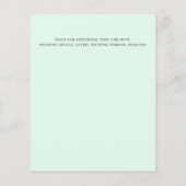 Mint LAGE KOSTEN Eenvoudig handgeschreven minimale (Achterkant)