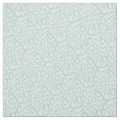 Mint Leopard Animal Print Stof (Swatch)