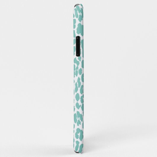 Mint Leopard Pattern Case-Mate iPhone Case (Achterkant/rechts)
