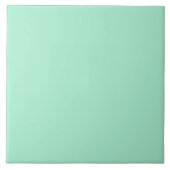 Mint Licht Groen effen kleur effen tegel Tegeltje (Voorkant)