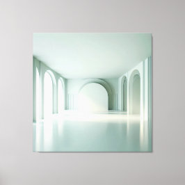 Mint Light Gallery Canvas Afdruk