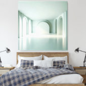 Mint Light Gallery Canvas Afdruk (Insitu (Slaapkamer))