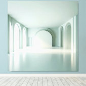 Mint Light Gallery Canvas Afdruk (Insitu (Houten vloer))