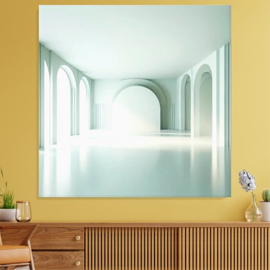 Mint Light Gallery Canvas Afdruk (Insitu (Woonkamer))