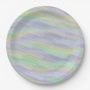 Mint Lila Geel Abstract Papieren Bordje