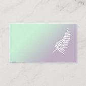 Mint & Lila Ombre Baby shower Luier Raffle Kaarten (Achterkant)