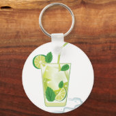 Mint & Limoen Drink Sleutelhanger (Voorkant)