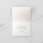 Mint Little Pumpkin-Baby shower Bedankkaart (Binnen)