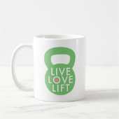 Mint "Live Love Lift" Koffiemok (Links)