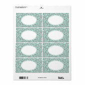 Mint Luipaard Labels (Full Sheet)