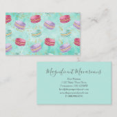 Mint Macaroon Bakery Delicate Gold Visitekaartje (Voorkant / Achterkant)