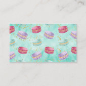 Mint Macaroon Bakery Delicate Gold Visitekaartje (Voorkant)
