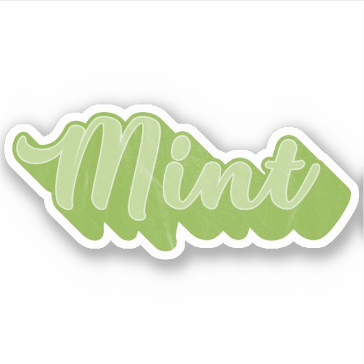 MINT, Manchester, Engels Slang Dialect Sticker (Voorkant)