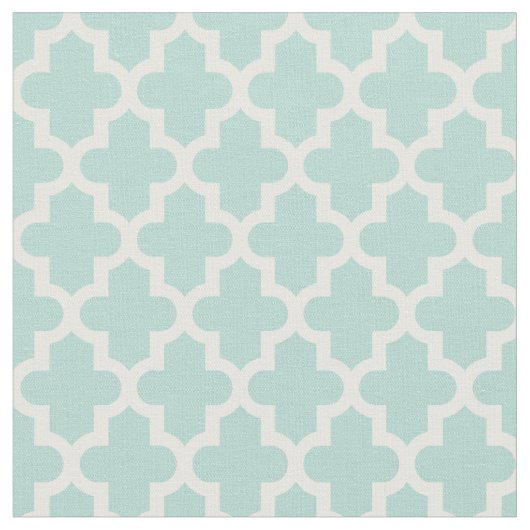 Mint Marokkaanse print Stof (Close Up)